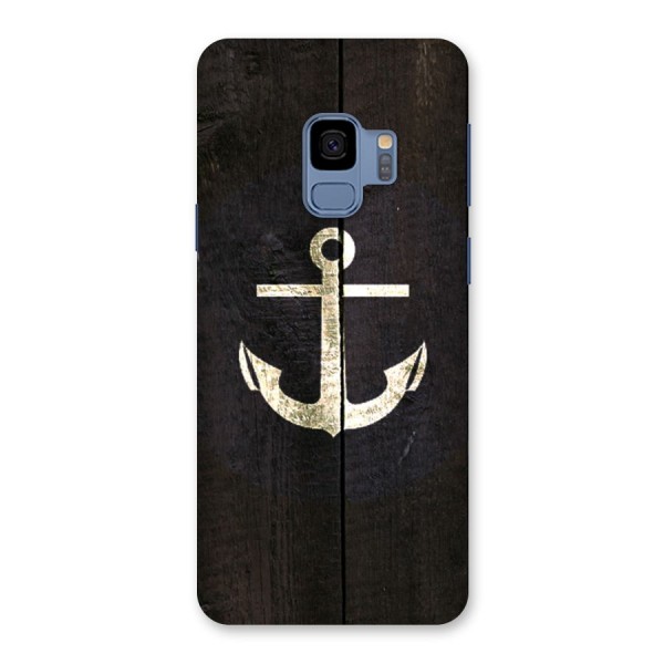 Wood Anchor Back Case for Galaxy S9