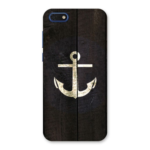 Wood Anchor Back Case for Honor 7s