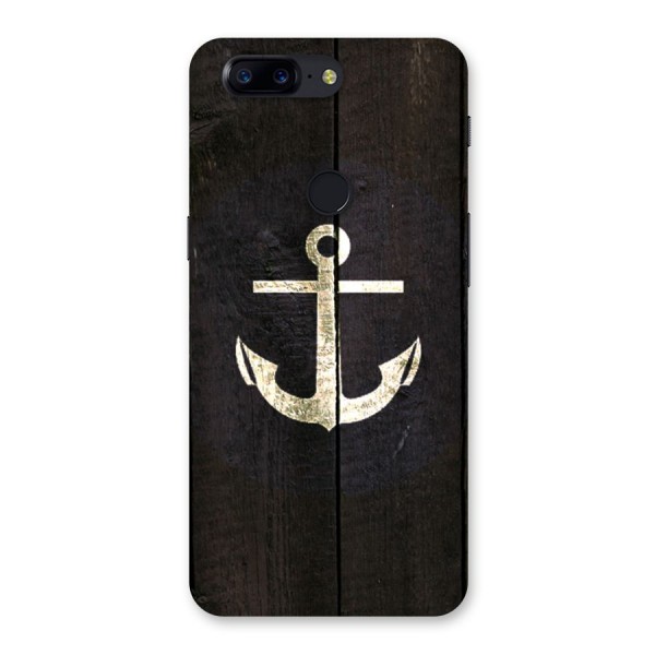 Wood Anchor Back Case for OnePlus 5T