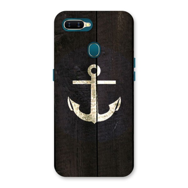 Wood Anchor Back Case for Oppo A11k