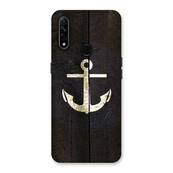 Wood Anchor Back Case for Oppo A31