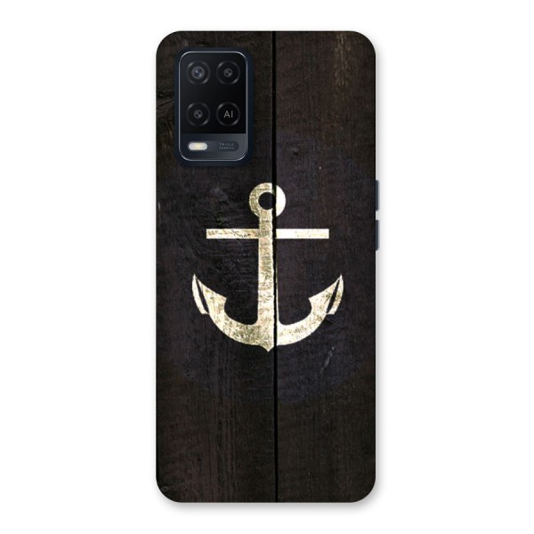 Wood Anchor Back Case for Oppo A54