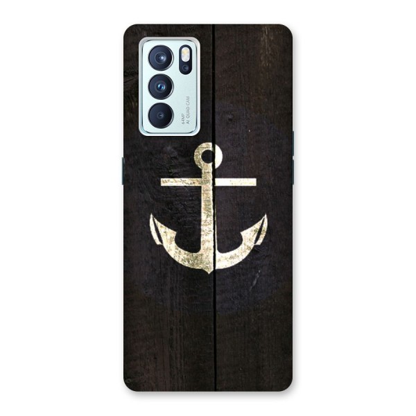 Wood Anchor Back Case for Oppo Reno6 Pro 5G