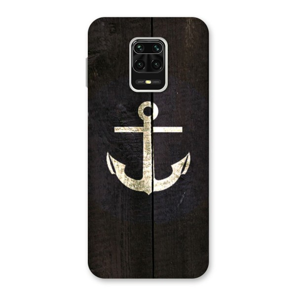 Wood Anchor Back Case for Poco M2 Pro