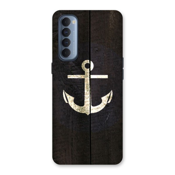 Wood Anchor Back Case for Reno4 Pro