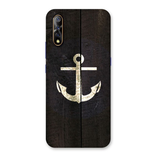 Wood Anchor Back Case for Vivo S1