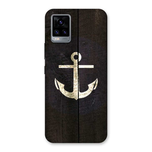 Wood Anchor Back Case for Vivo V20