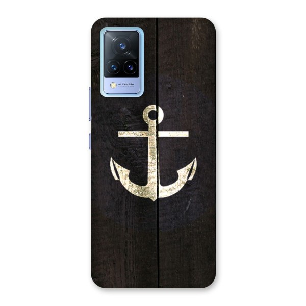 Wood Anchor Back Case for Vivo V21 5G