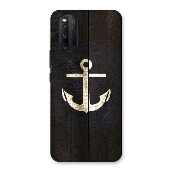 Wood Anchor Back Case for Vivo iQOO 3