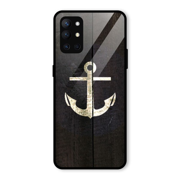 Wood Anchor Glass Back Case for OnePlus 9R