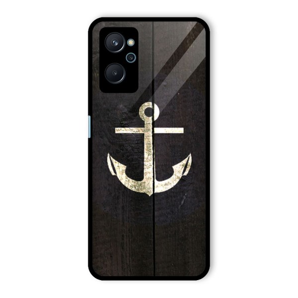 Wood Anchor Glass Back Case for Realme 9i