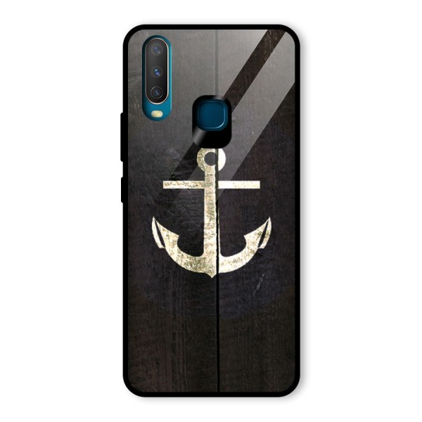 Wood Anchor Glass Back Case for Vivo Y12