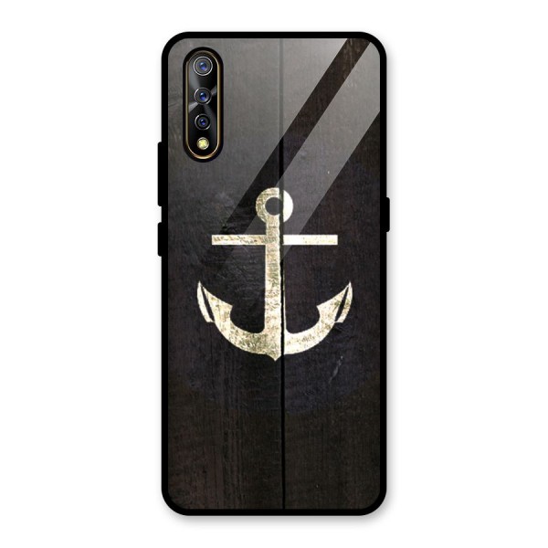 Wood Anchor Glass Back Case for Vivo Z1x