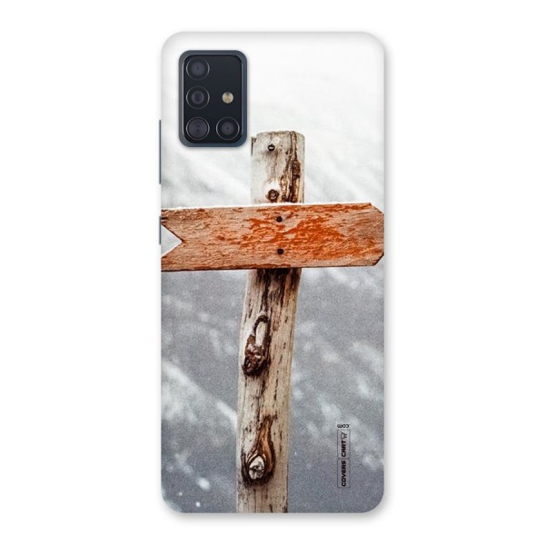 Wood And Snow Back Case for Galaxy A51