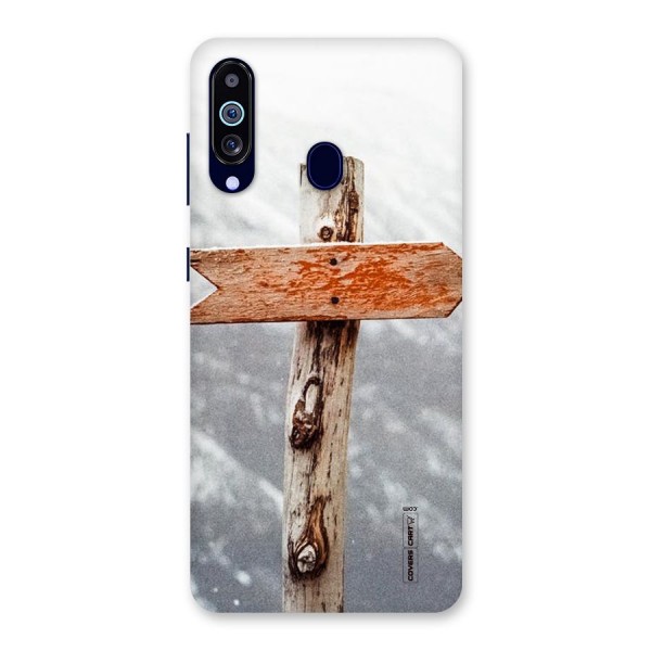 Wood And Snow Back Case for Galaxy A60