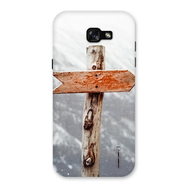 Wood And Snow Back Case for Galaxy A7 (2017)