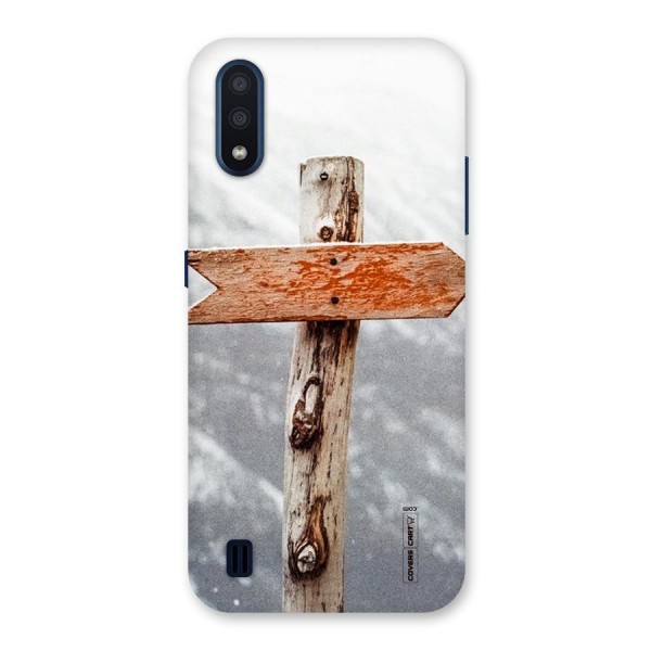 Wood And Snow Back Case for Galaxy M01