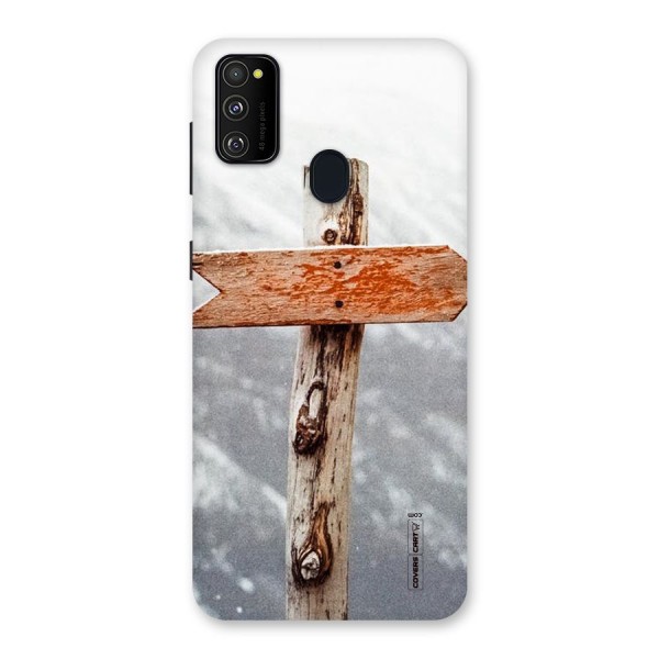 Wood And Snow Back Case for Galaxy M21