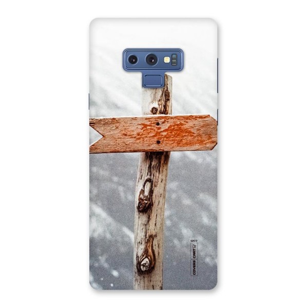 Wood And Snow Back Case for Galaxy Note 9