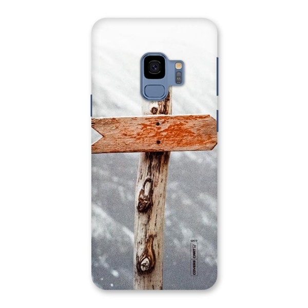 Wood And Snow Back Case for Galaxy S9