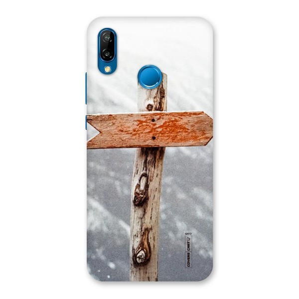 Wood And Snow Back Case for Huawei P20 Lite