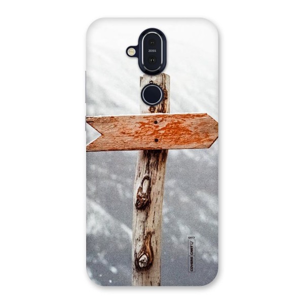 Wood And Snow Back Case for Nokia 8.1