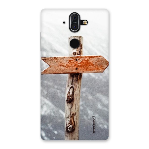 Wood And Snow Back Case for Nokia 8 Sirocco