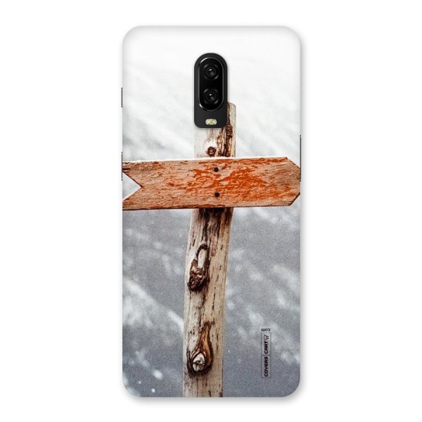 Wood And Snow Back Case for OnePlus 6T