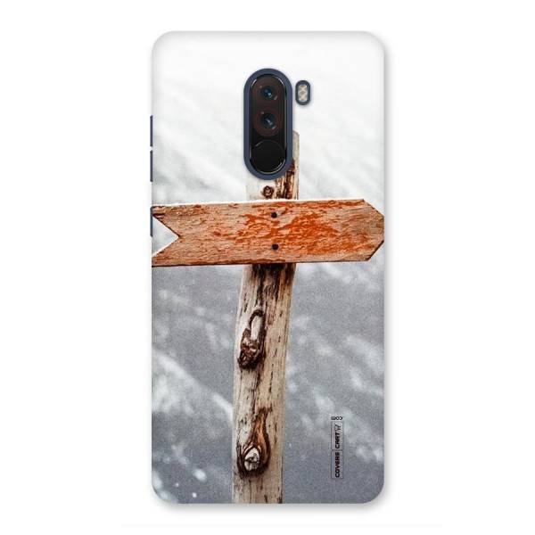 Wood And Snow Back Case for Poco F1