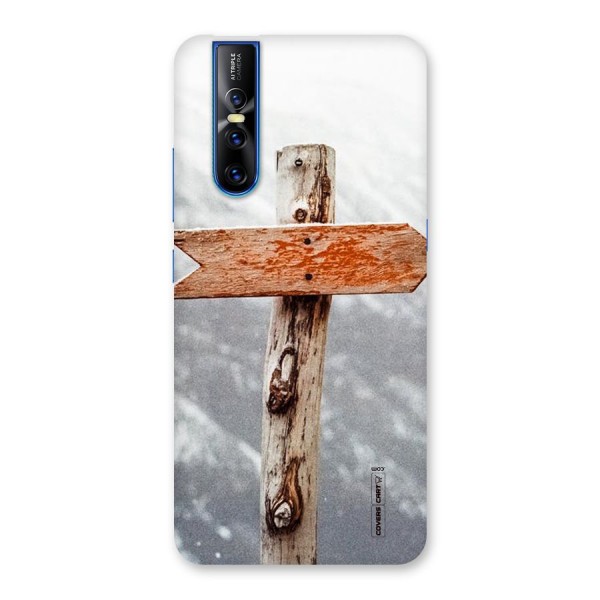 Wood And Snow Back Case for Vivo V15 Pro