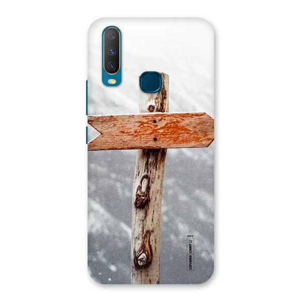 Wood And Snow Back Case for Vivo Y12