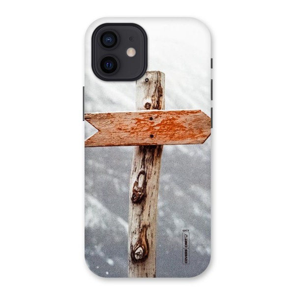 Wood And Snow Back Case for iPhone 12