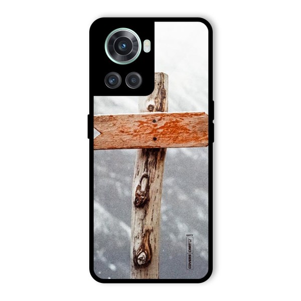 Wood And Snow Glass Back Case for OnePlus 10R