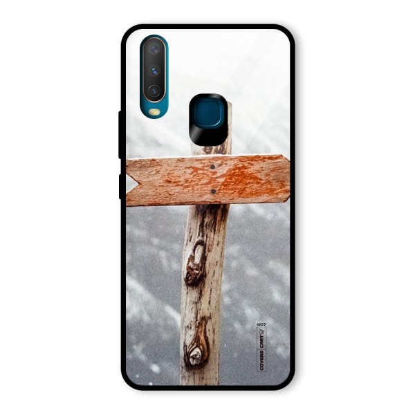 Wood And Snow Glass Back Case for Vivo Y15