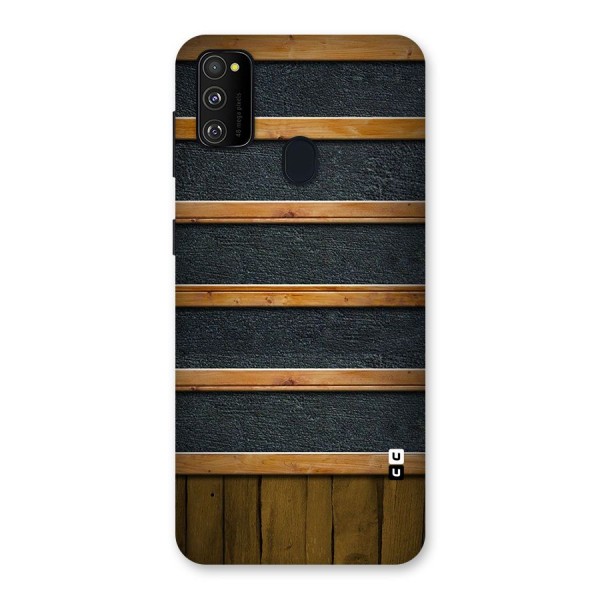 Wood Design Back Case for Galaxy M21