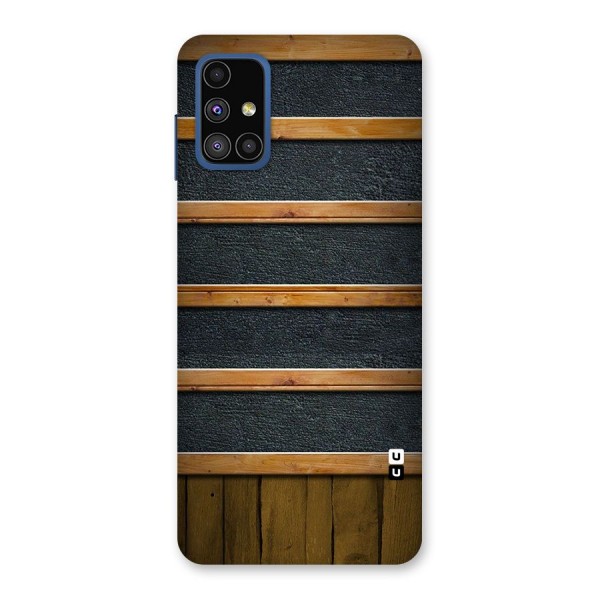 Wood Design Back Case for Galaxy M51