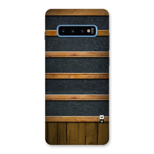 Wood Design Back Case for Galaxy S10 Plus