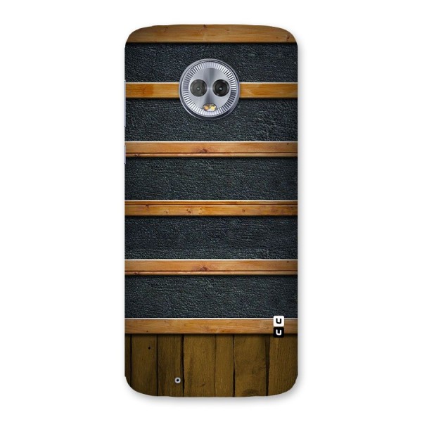 Wood Design Back Case for Moto G6