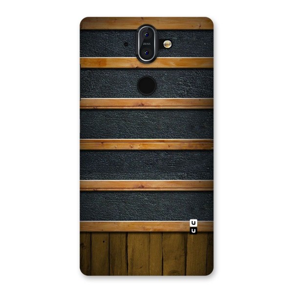 Wood Design Back Case for Nokia 8 Sirocco