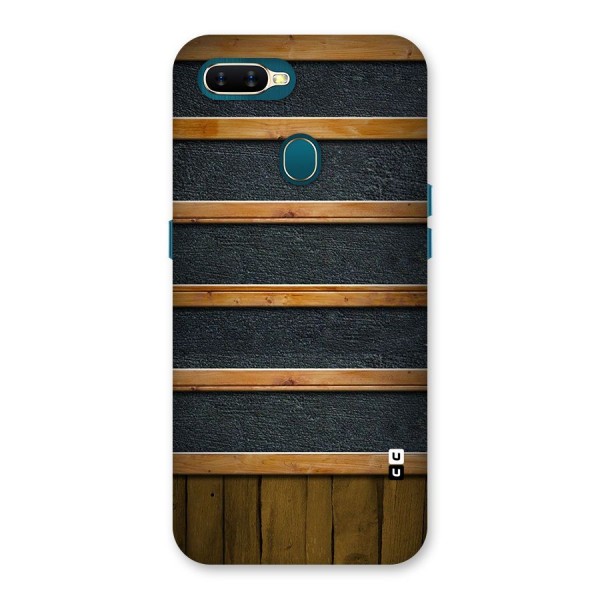 Wood Design Back Case for Oppo A7