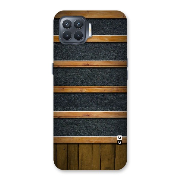 Wood Design Back Case for Oppo F17 Pro