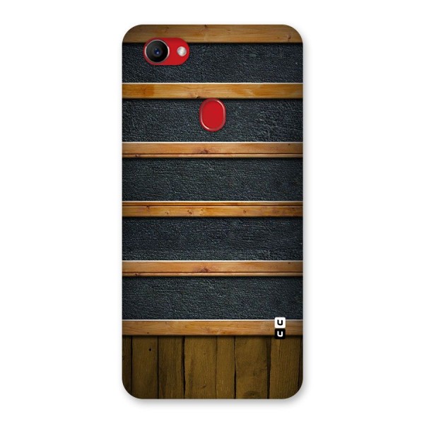 Wood Design Back Case for Oppo F7