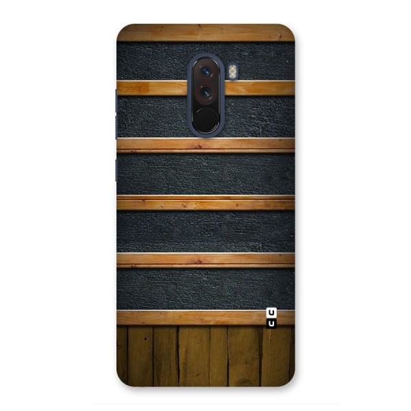 Wood Design Back Case for Poco F1