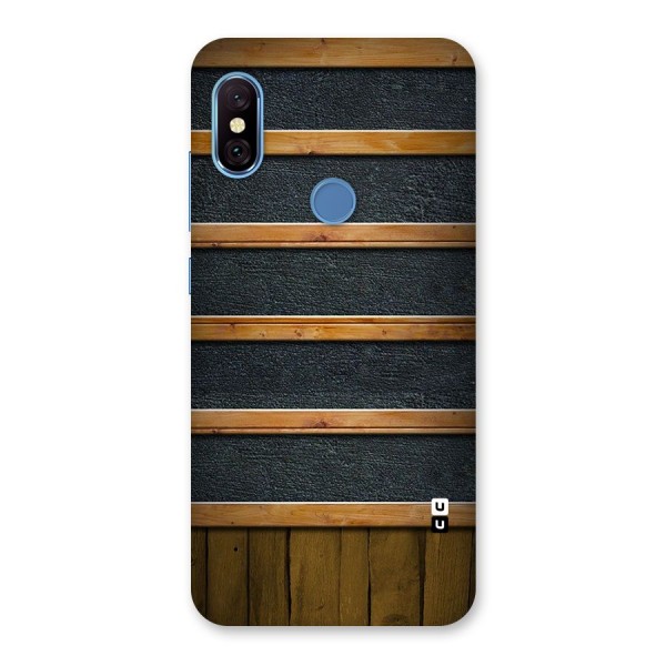 Wood Design Back Case for Redmi Note 6 Pro