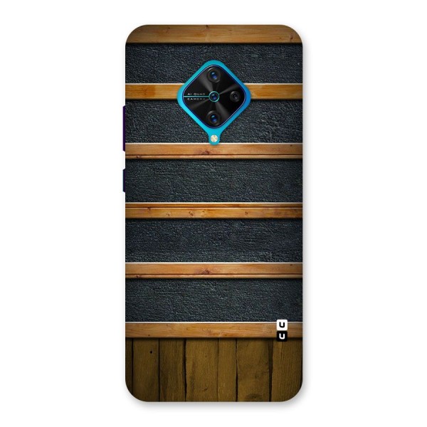 Wood Design Back Case for Vivo S1 Pro