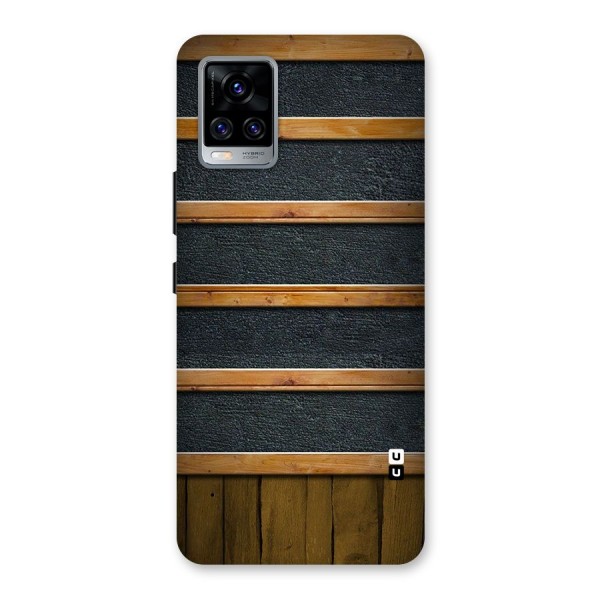 Wood Design Back Case for Vivo V20 Pro