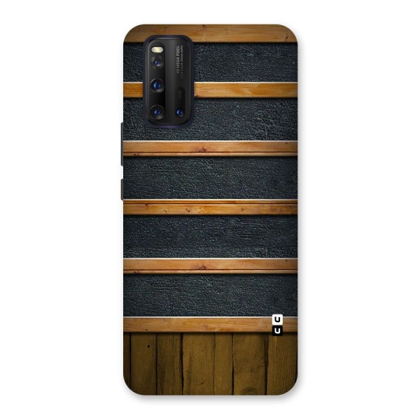 Wood Design Back Case for Vivo iQOO 3