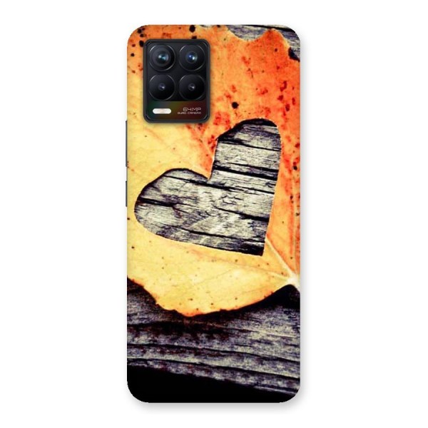 Wood Heart Leaf Back Case for Realme 8