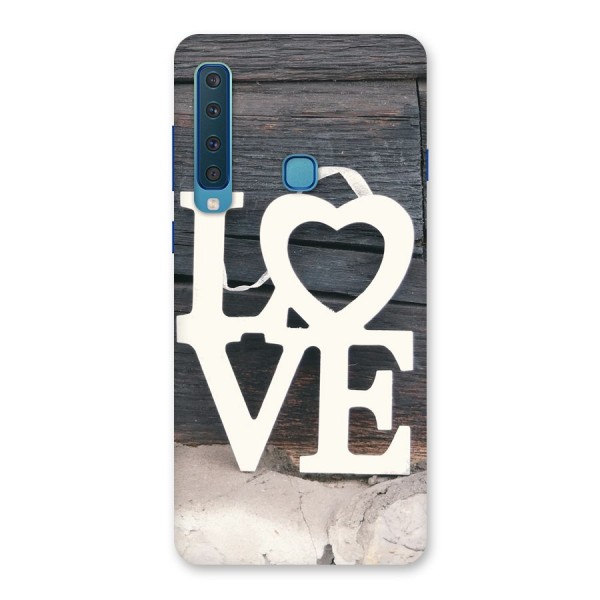 Wood Love Lock Back Case for Galaxy A9 (2018)