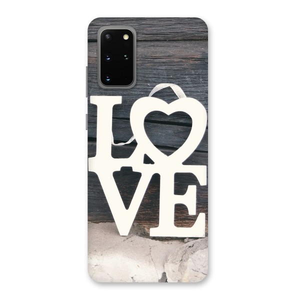 Wood Love Lock Back Case for Galaxy S20 Plus